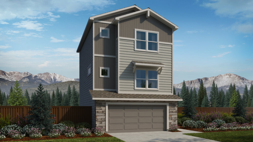 Exterior of the Columbia floorplan by Challenger Homes