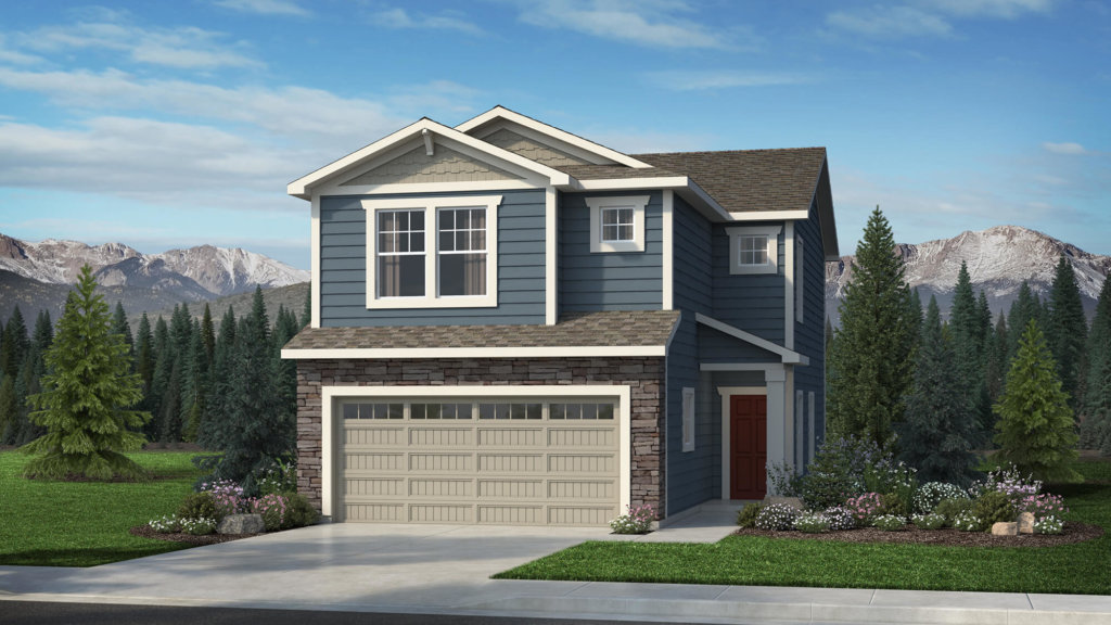 Two-story home in Copper Chase at Sterling Ranch