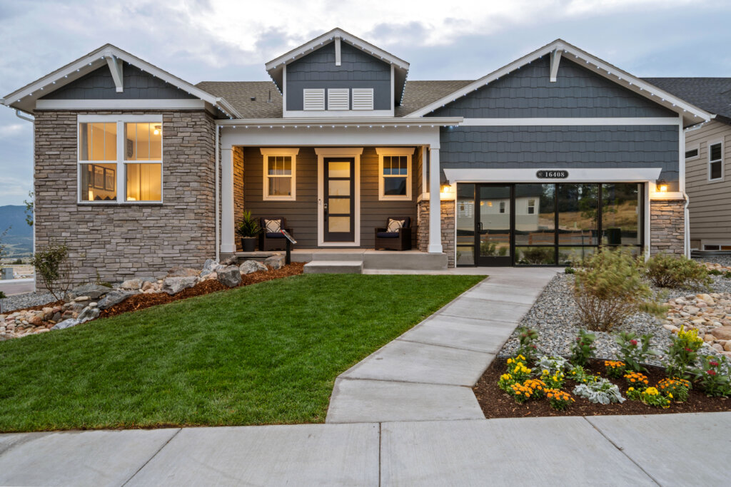 challenger homes model home exterior colorado springs