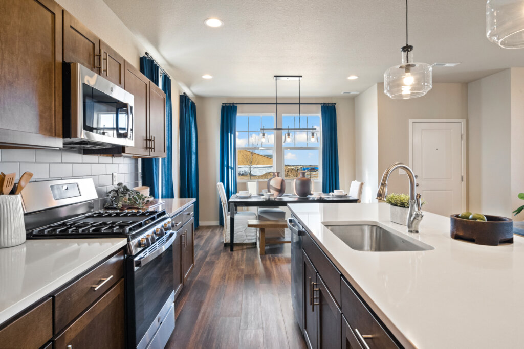 challeger homes kitchen model home interior