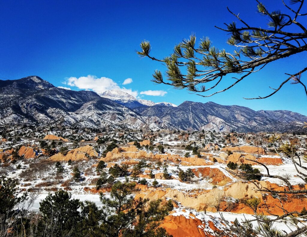 Red Rocks Canyon Open Space in Winter Colorado Springs