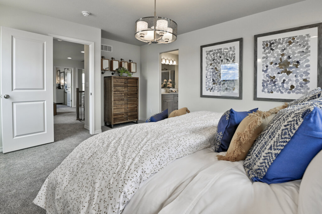 The Rio Challlenger Homes Model Home bedroom