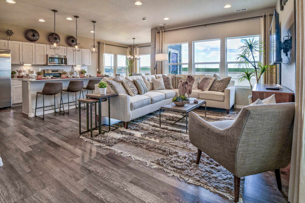 challenger homes model home interior
