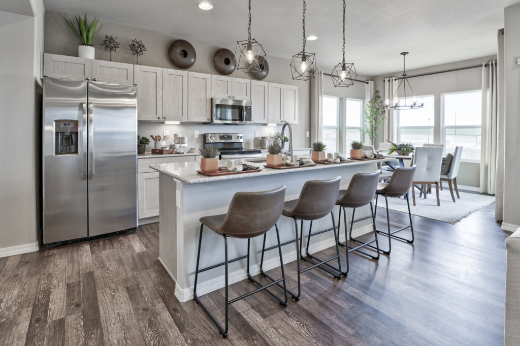 challenger homes kitchen model home interior