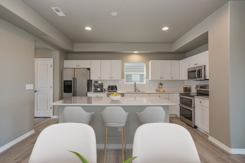 Challenger Homes model home kitchen interior